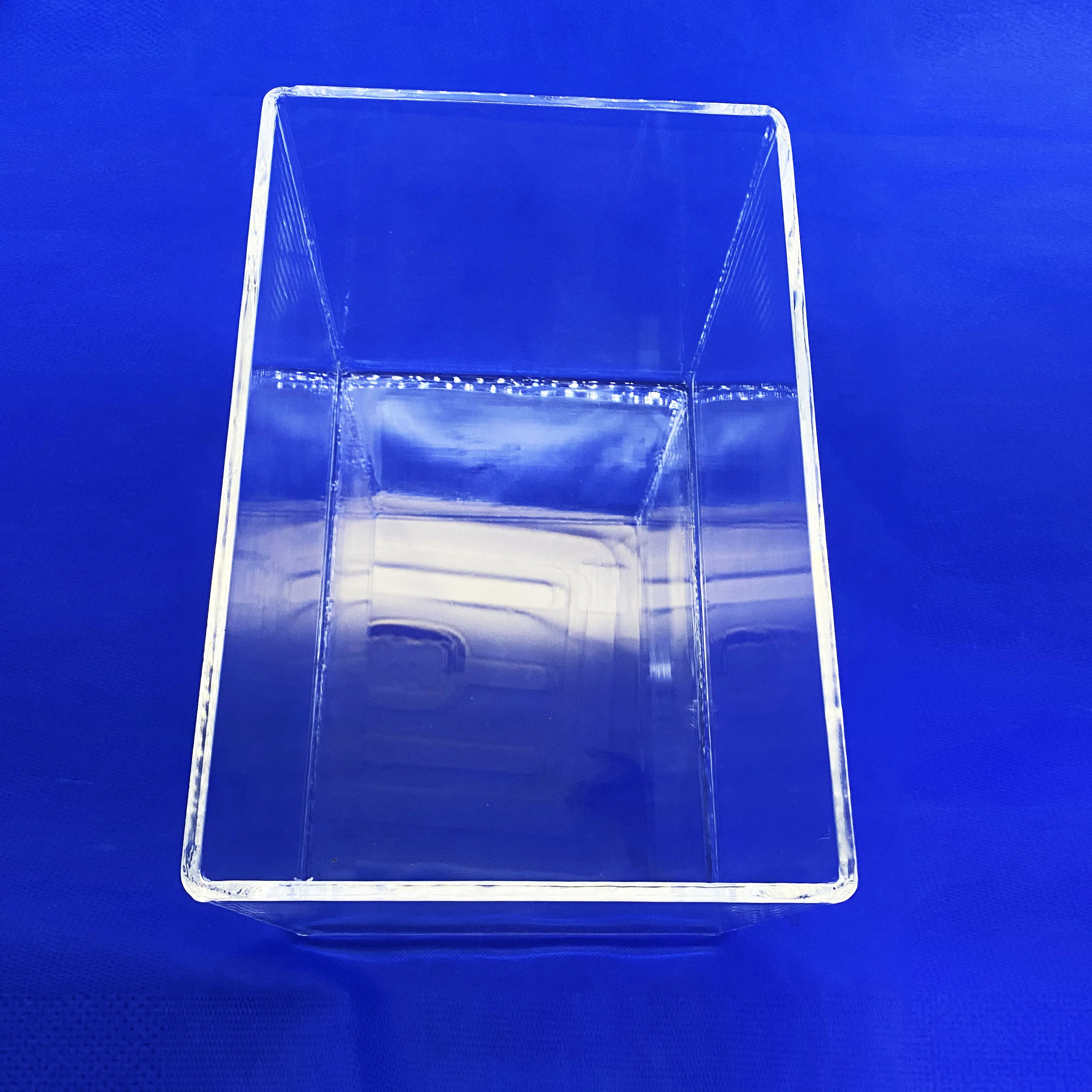 High temperature resistant custom laboratory glassware square quartz petri dishes