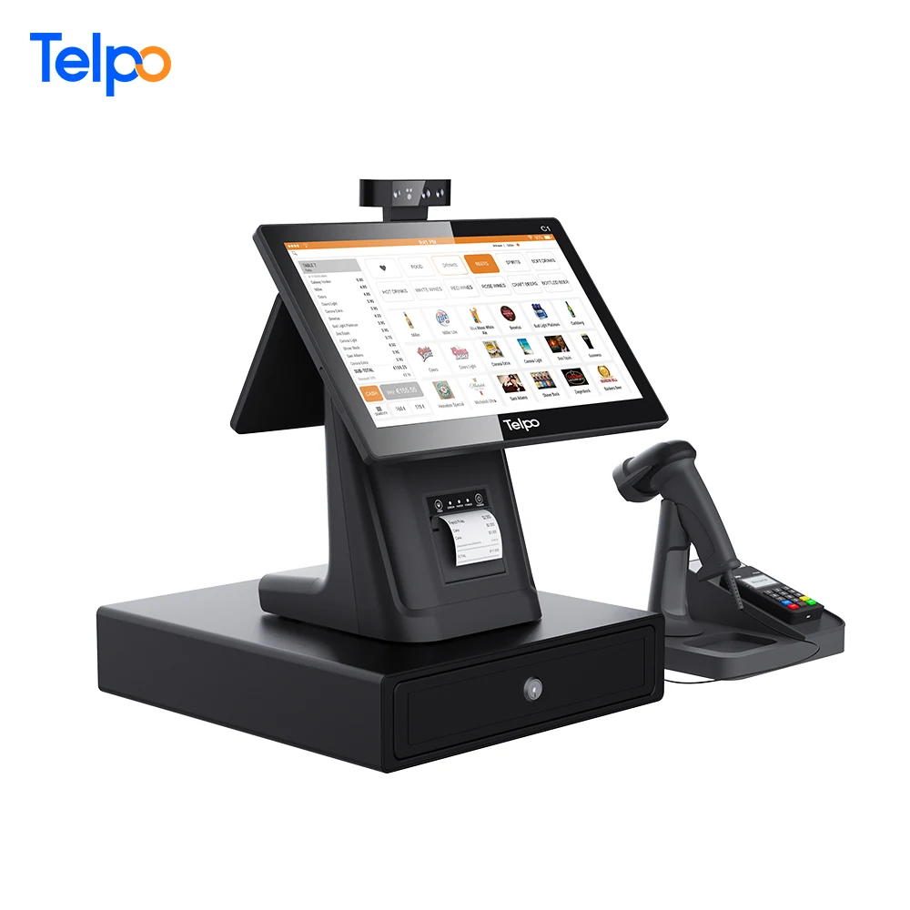 Кассовый аппарат C1pro розничная продажа все в одном сенсорном экране платформенный pos-терминал на базе android с принтером