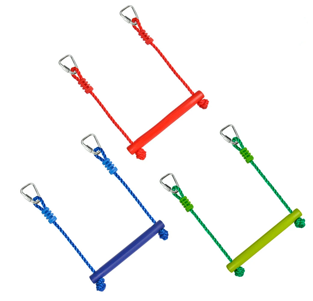 
3pcs Playground Ninja Warrior Obstacle Course Training Jungle Gyms Trapeze Swing Gymnastic Monkey Bar for Kids 