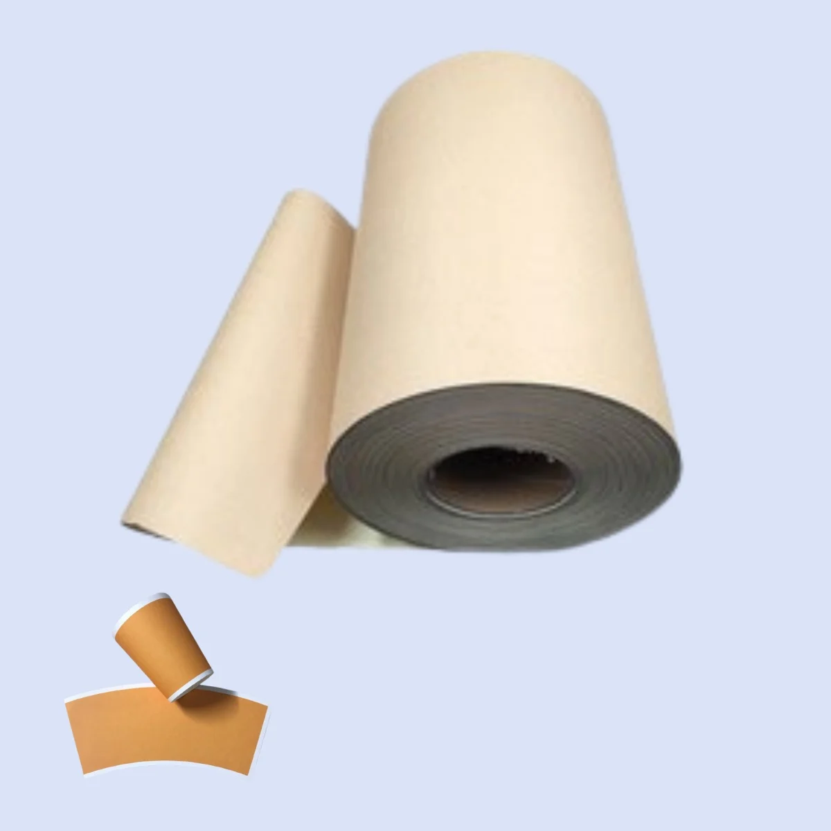 Wholesale Custom Paper White top kraft liner paper jumbo roll in cheap price