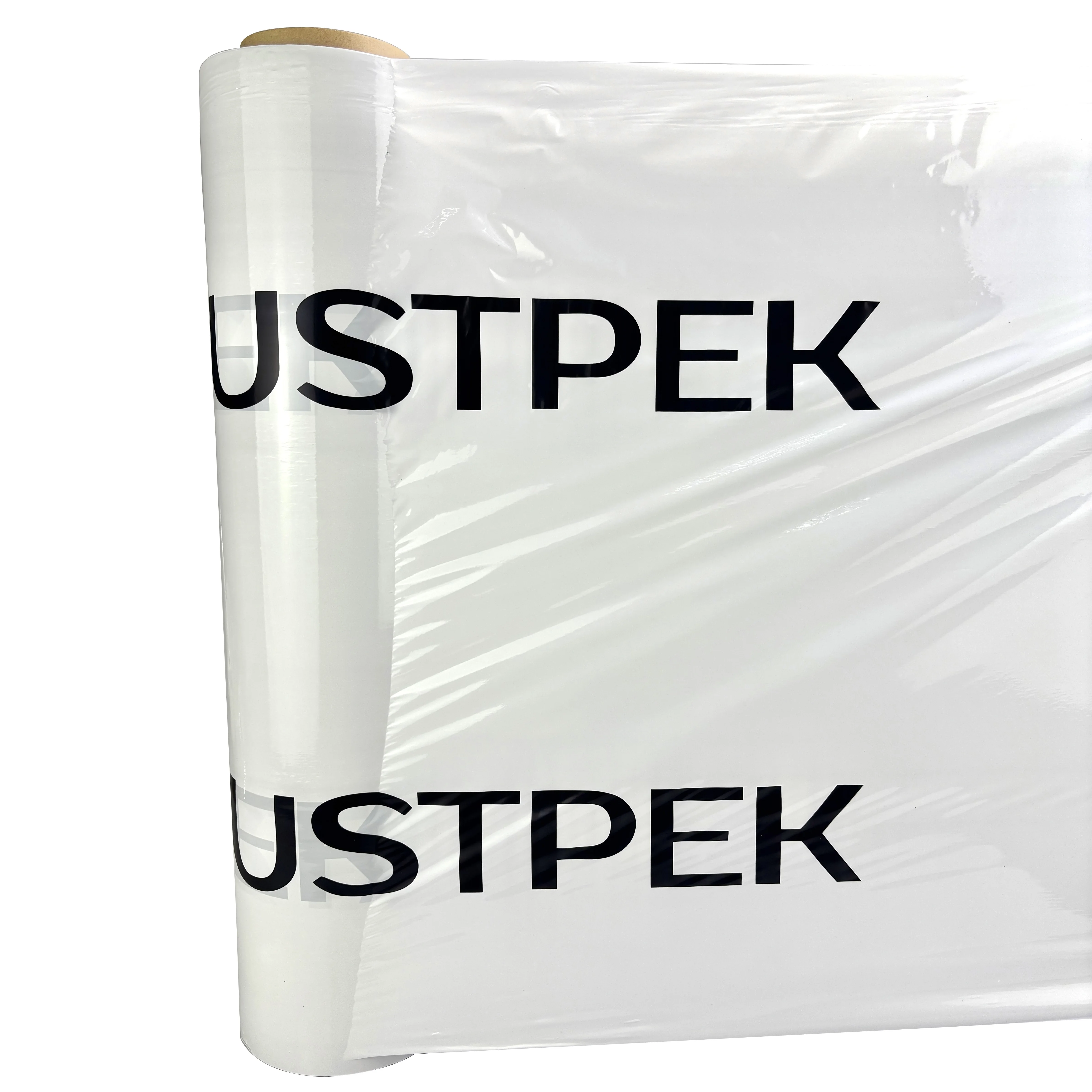 Custom Printed LLDPE LDPE Machineable Plastic Shrink Stretch Pallet Wrap Film with logo