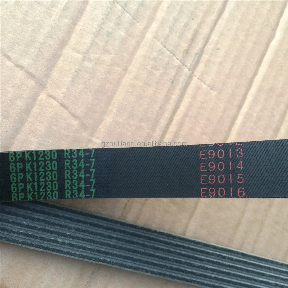 Auto V-Belt Ribbed FAN BELT ALTERNATOR BELT 6PK1230 90916-C2002 STANDARD for TOYOTA AURIS COROLLA ZRE120,ZZE122 ZRE152