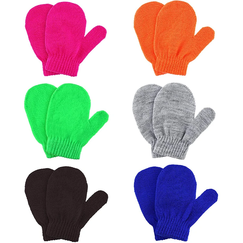Daily Life Adorable Mini   Warm Breathable Mitten Winter Children Gloves for garden play