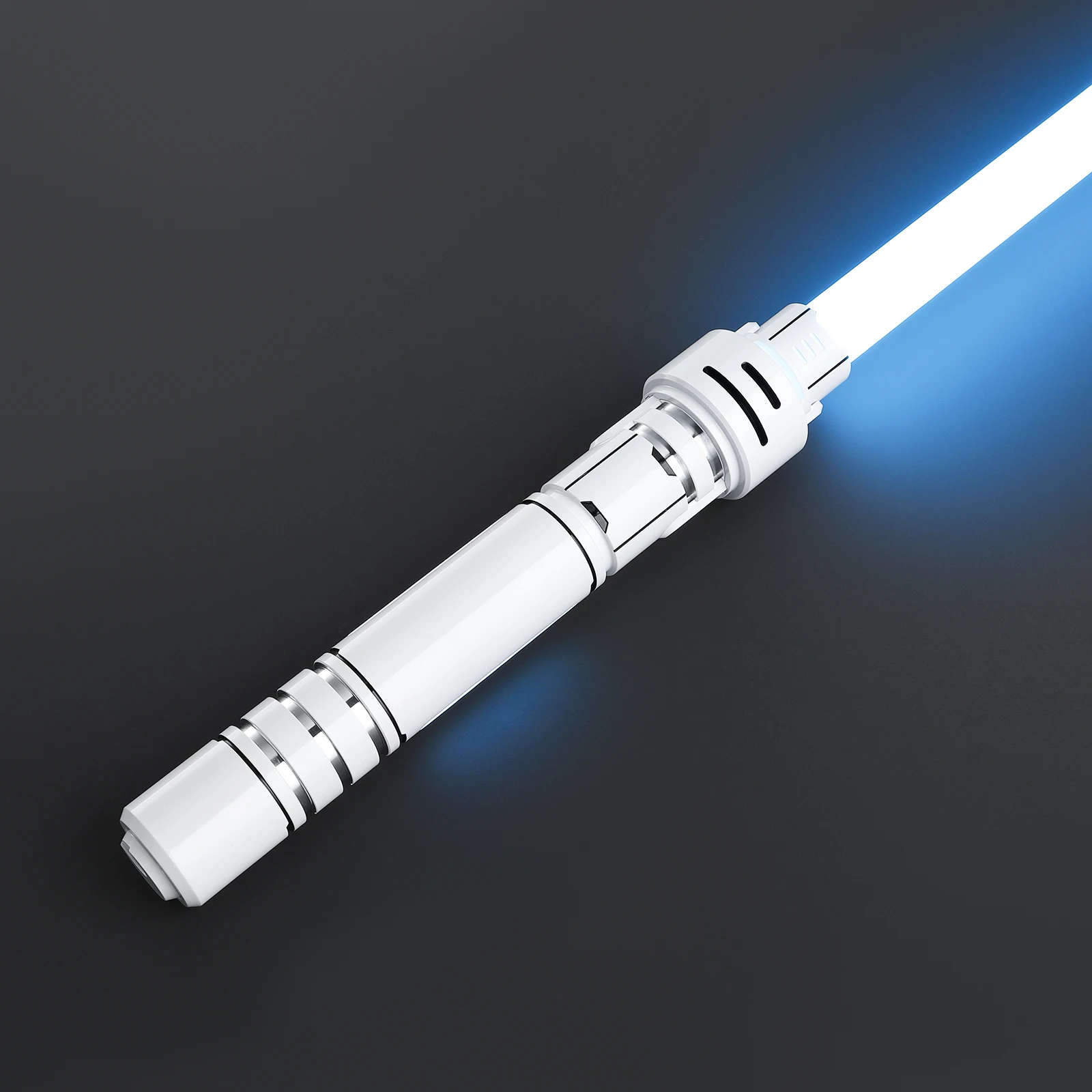 Nexus LGT SaberStudio White Soldier Baselit Xeno3 Pixel proffie board Lightsaber with sensitive Smooth Swing Hilt Durable blade