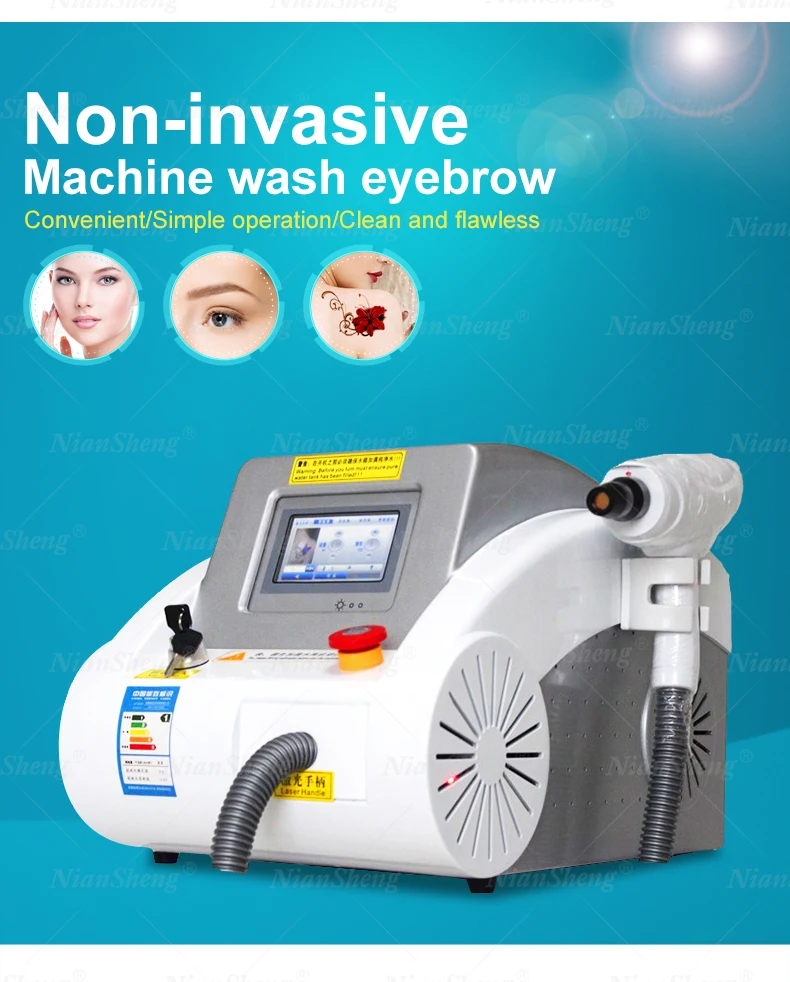 Q Switch Nd Yag Laserl Beauty Machine Pigments Removal 1064nm 532nm 1320nm Remove Tatoo Removal Laser Machine