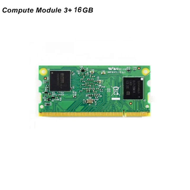 Original new Compute Module 3+/16GB (CM3+/16GB) With 16GB EMMC Flash CM3+ supports more OS, like Windows 10