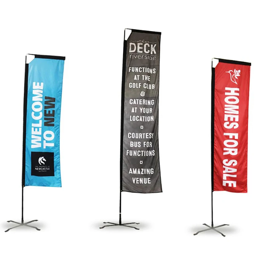 Heavy Duty Modern Custom Design Canopy Billboard Promotional Advertising Dynamic Rectangular Display tent flags banners