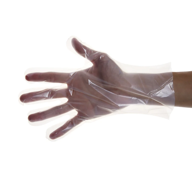 
OEM service 100% Biodegradable PLA Disposable plastic pe kitchen Gloves 