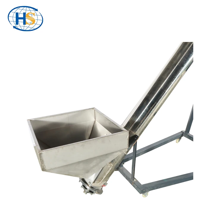 Vacuum Hopper Plastic Granule Screw Flexible Screw Conveyor Feeder Machine