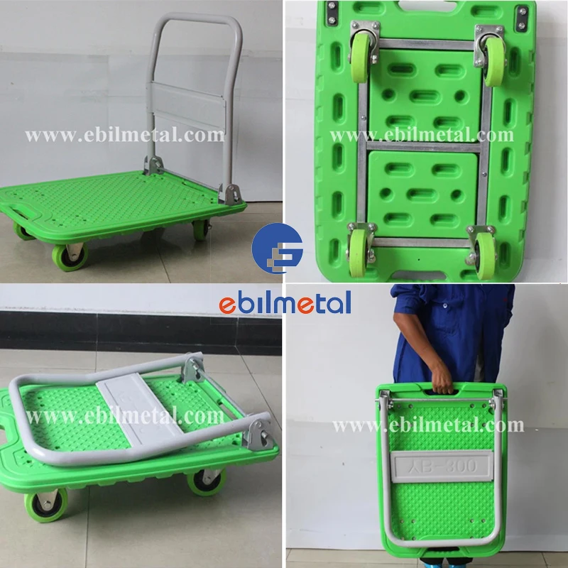 Портативные Переносные товары, мобильная Плоская тележка для груза на маленький склад