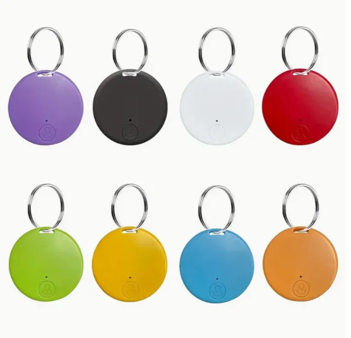 Circular Bluetooth anti loss device Bluetooth bidirectional alarm intelligent positioning mobile phone key anti loss device