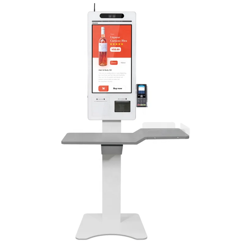 Сканер штрих-кода, Считыватель Карт RFID, автоматические платежные киоски для магазинов/цепей магазинов/торговых центров/непредустановленных магазинов