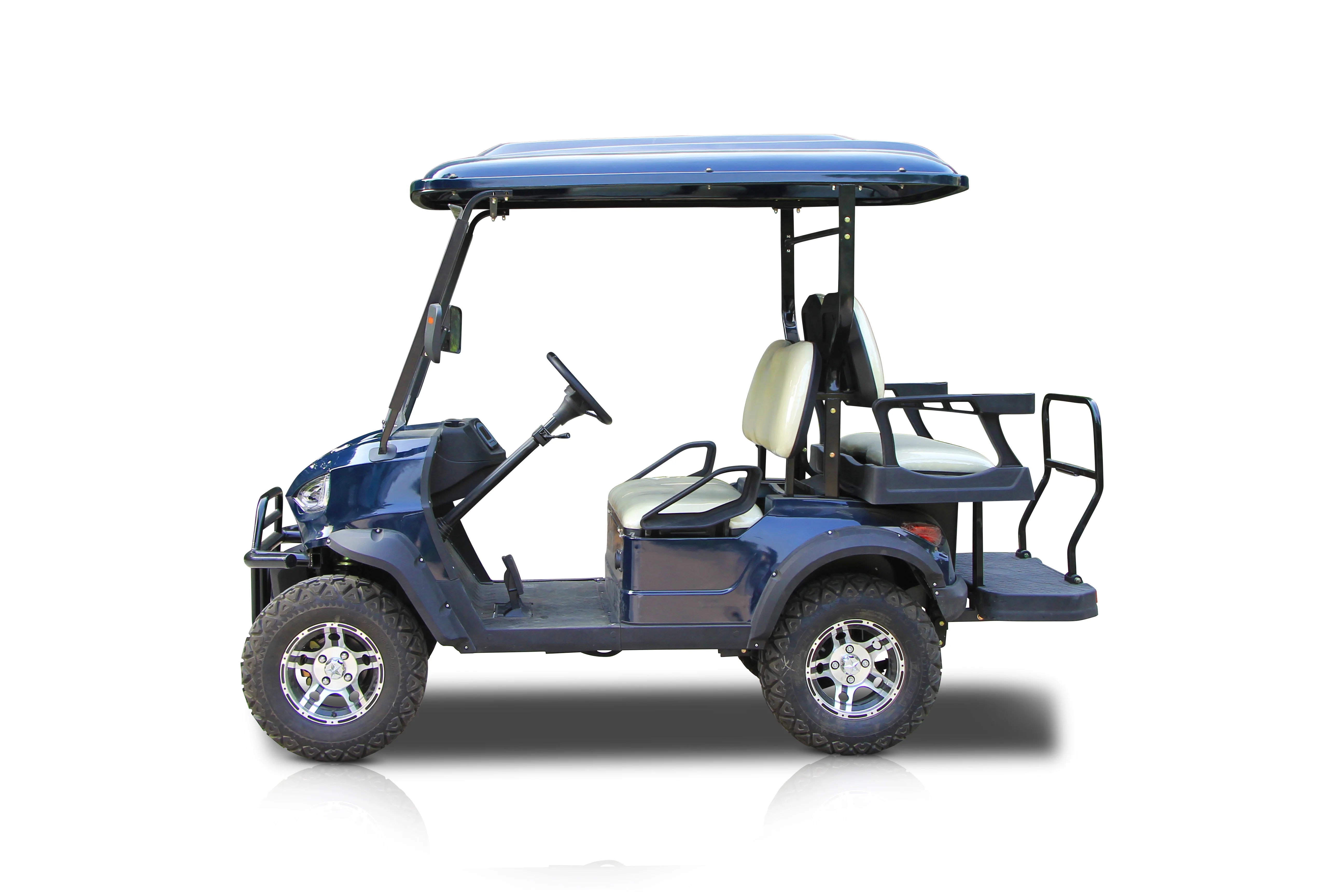 2+2 Seats Electric Golf Cart Powerful 5KW AC Motor With China Curtis Controller 48V Compatible Electric Golf Club Car