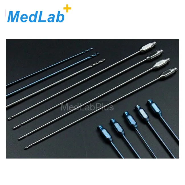 China supplier fat implant transplantation liposuction blunt-tip micro cannula