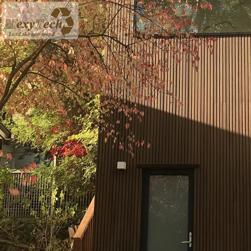 exterior  wpc wall panel Wooden Look House Vinyl Siding