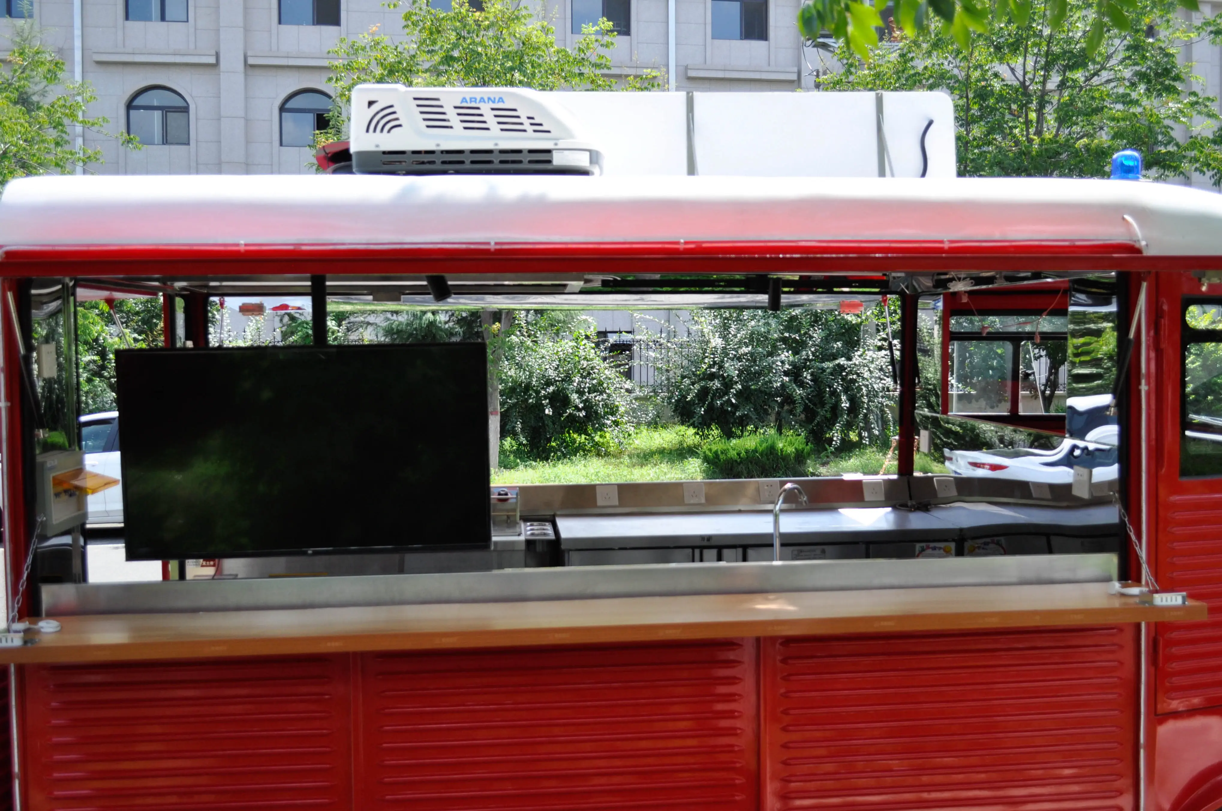 restaurant & hotel supplies Street snack vending equipment newly food trailer Ice Cream Cart