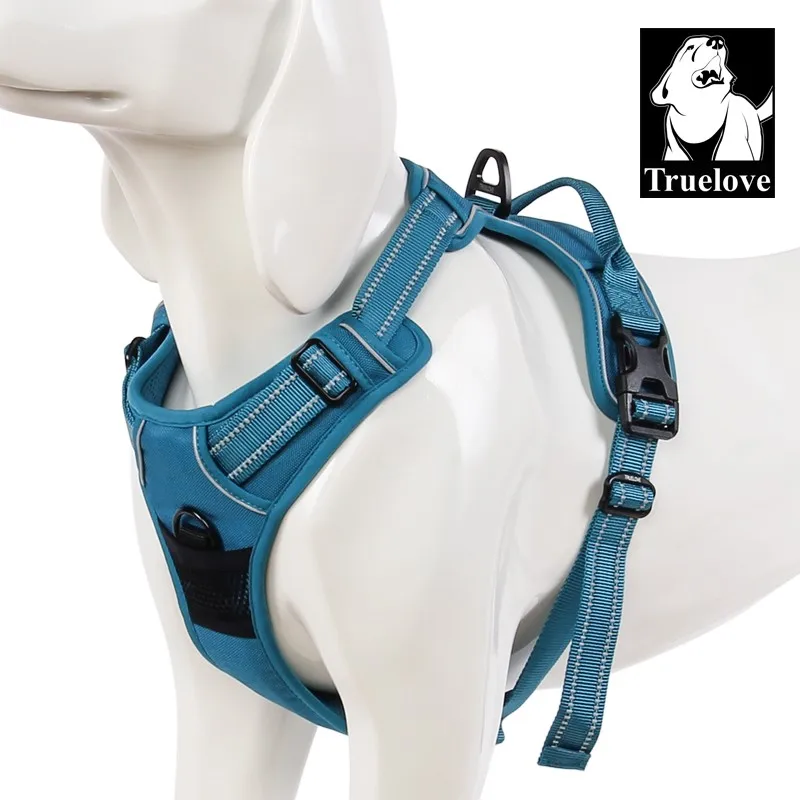 Truelove soft nylon reflective High quality and durable nylon wholesale stock harness dog custom pet dog harness  Dog Harness,