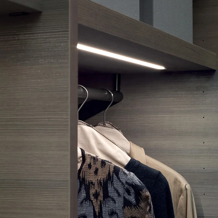 
Modern Walk In Closet Personal Cloakroom Customization Melamine Wardrobe Without Doors 