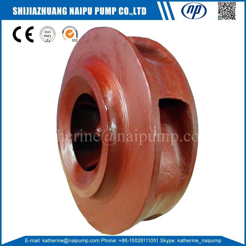 Naipu Slurry Pump Spare Parts F6058HE1 Impeller / Pecas para bomba de lama