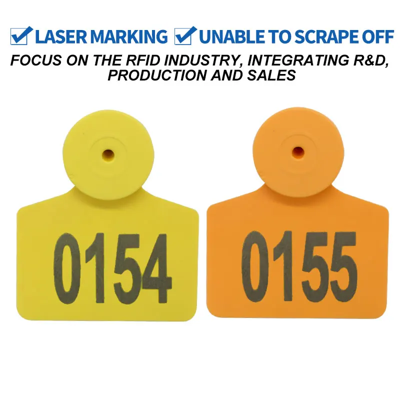 HED-ET122  solar ear tags cattle gps tracking ear tags price china cattle ear tag