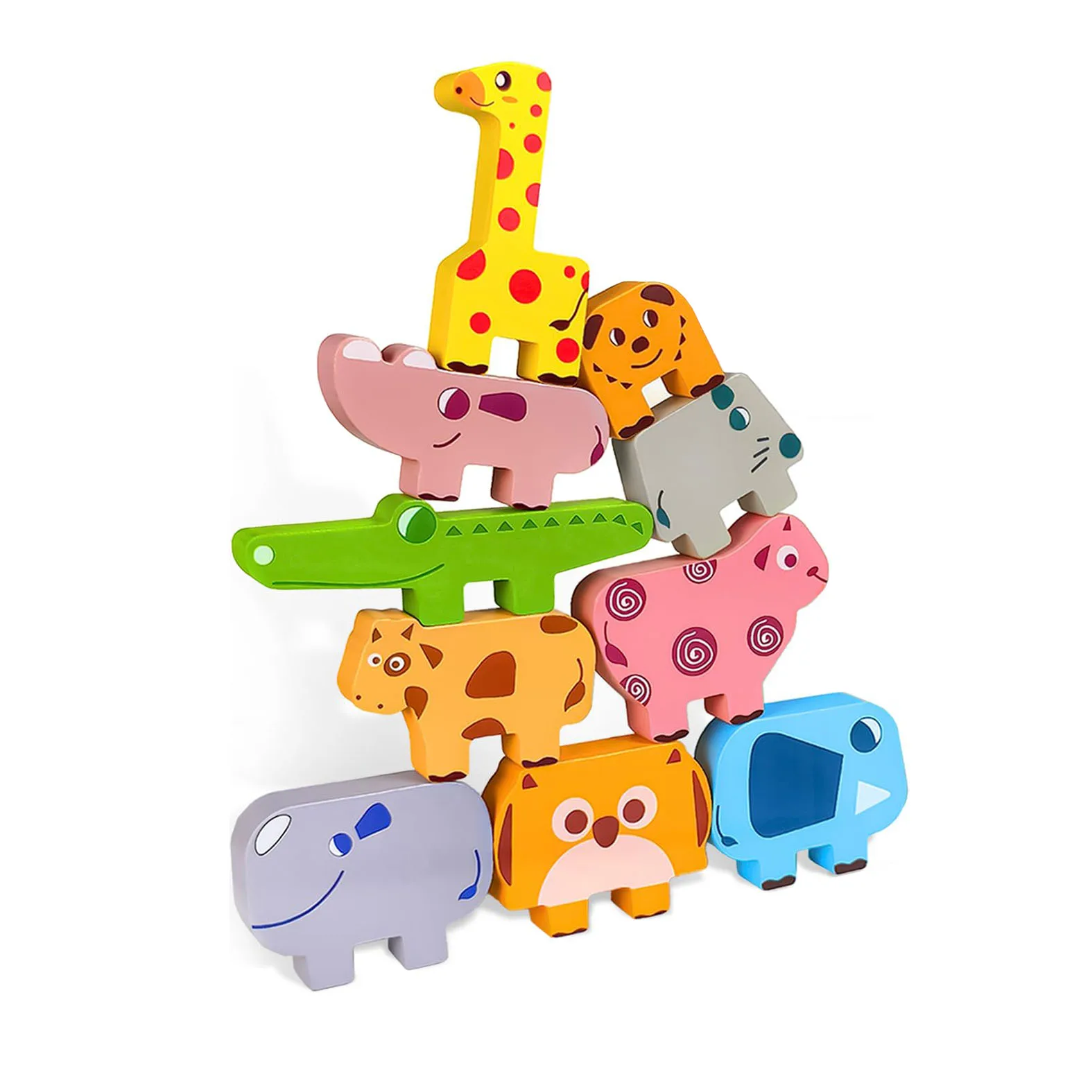 10 упаковок деревянные игрушки Монтессори для детей 1- 4 лет