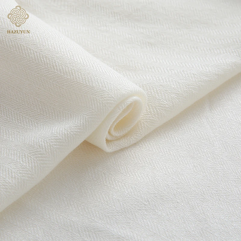 
 Шёлковая шерстяная ткань 120s шириной 140 см под заказ, Мериносовая ткань в елочку для шарфов, натуральная Кашмирская ткань  