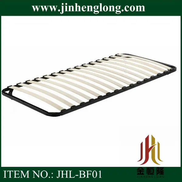 Hot Sell Wooden Slat Metal Bed Frame