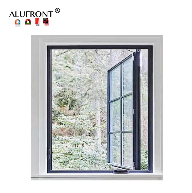 Сертифицированное NFRC высококачественное изолированное стекло и алюминиевые окна с термическим разрывом