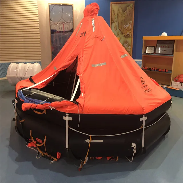 SOLAS approved 12 persons Self Inflatable Life Raft