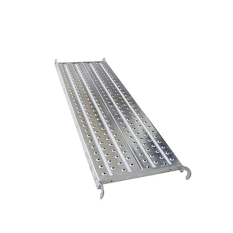 Galvanized Catwalk Board Scaffolding Steel Plank with Hook for Ladder & Scaffolding Parts
