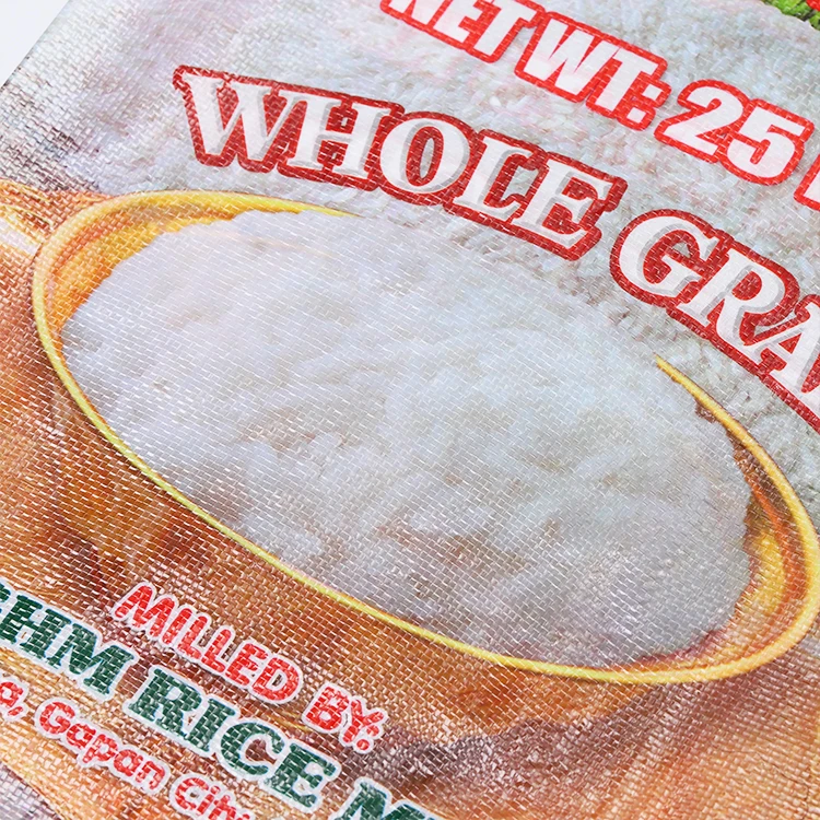 
China Custom Pp Rice woven Packaging Bag 