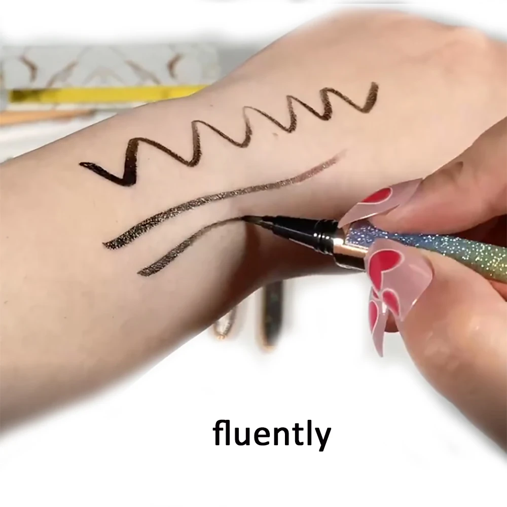 Самоклеящаяся подводка для глаз Волшебная подводка для глаз водостойкая клейкая подводка для глаз