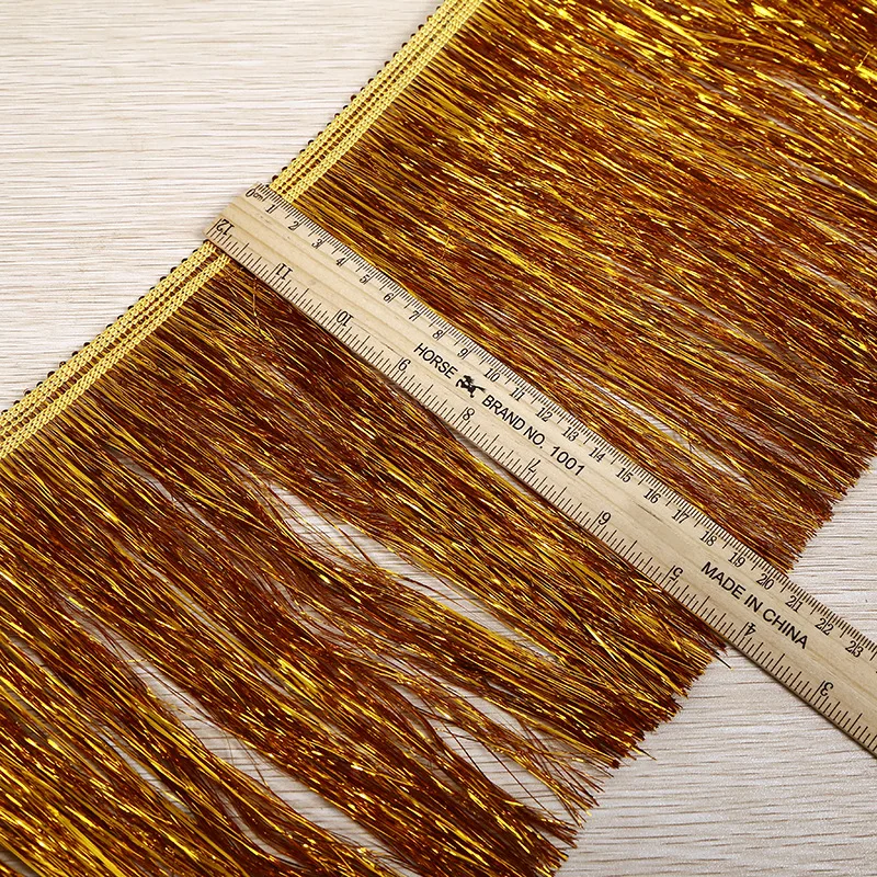 20CM  encryption metal  fringe trim  for womens  dress  Garment accessories