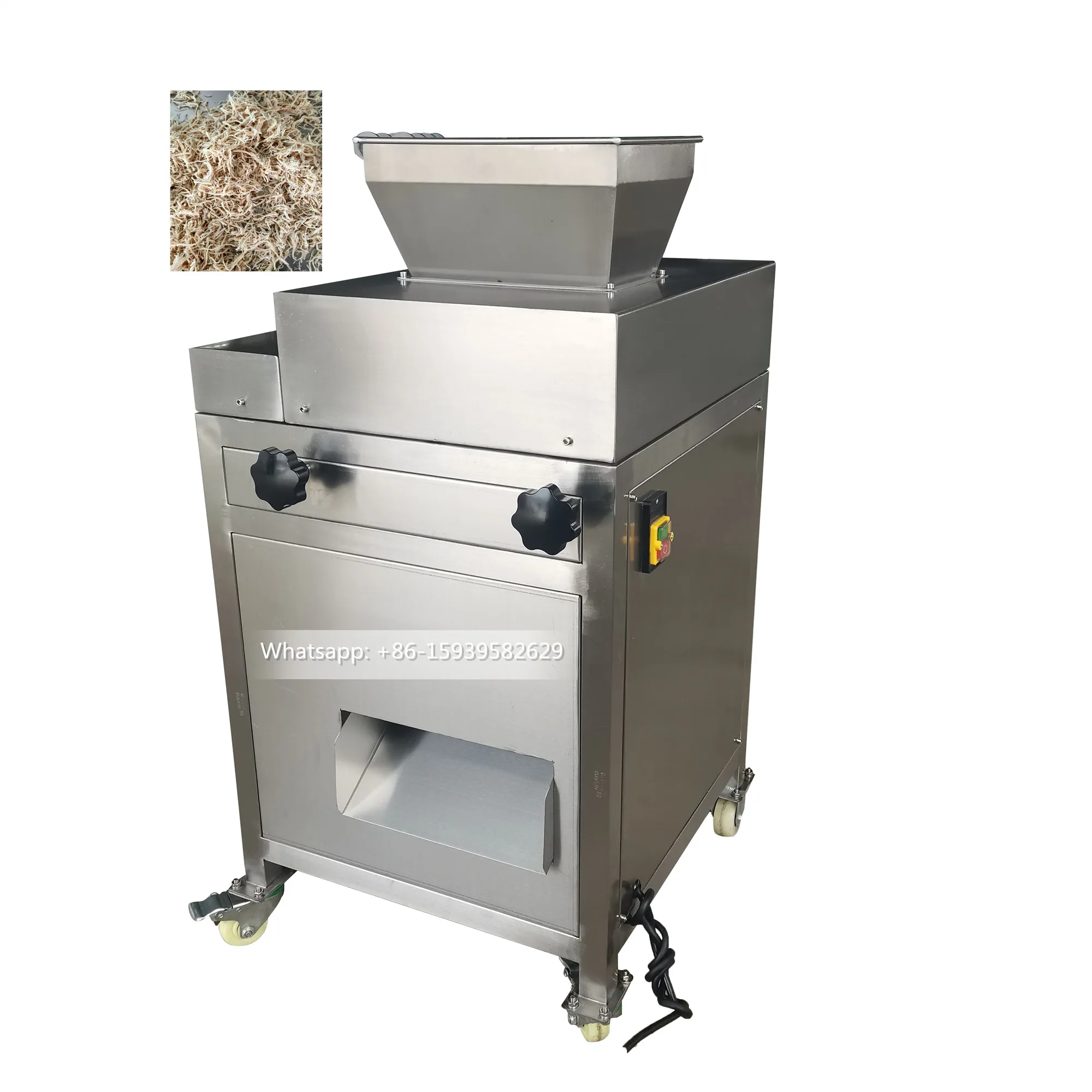 OrangeMech Restaurant use chicken meat shredder machine continuous processing beef and chicken pork cooked meat pulled machine