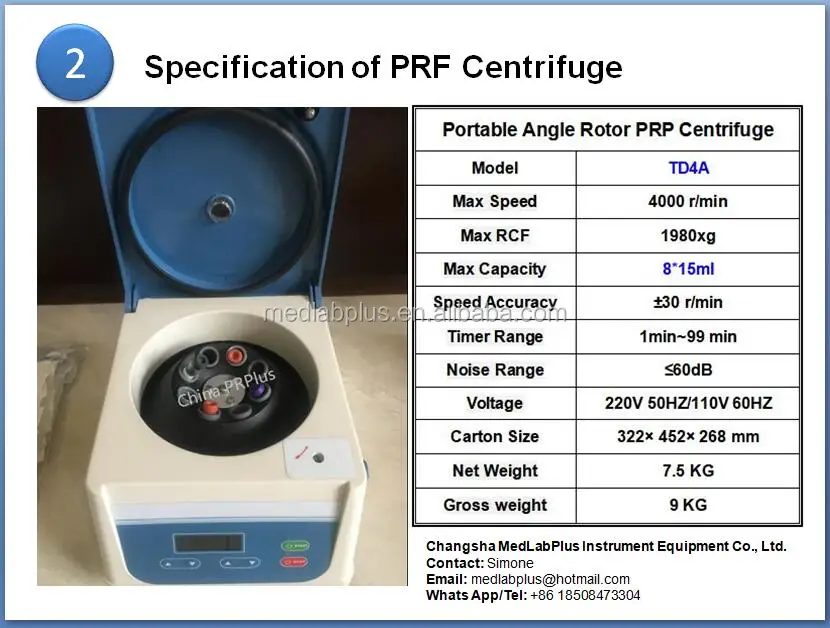 prf centrifuge dental