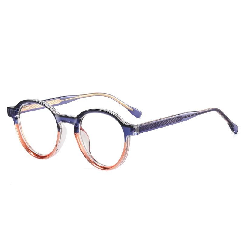 MS 97715 2024 New TR90 Cute Round Frame Glasses Anti-Blue Light Fashion Temperament Optical Glasses Optical Manufacturer