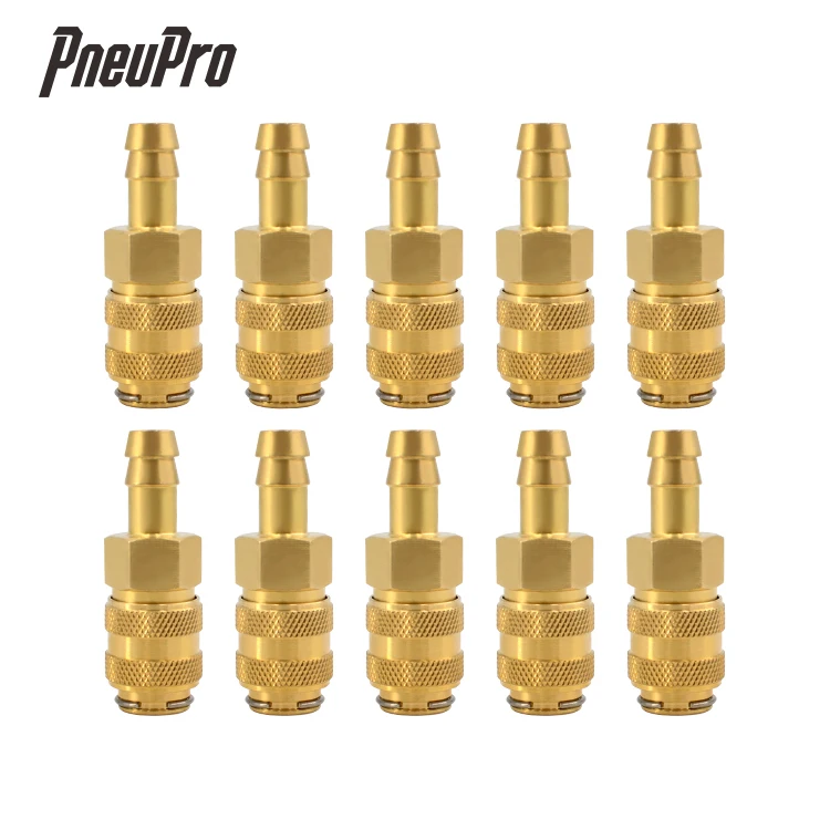 Газовый фитинг, пневматический быстроразъемный шланг из натуральной латуни, соединительная муфта