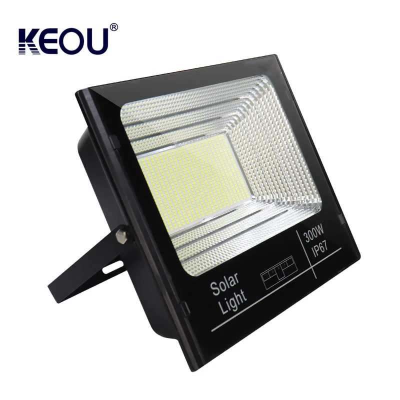 KEOU IP66 25W 40W 60W 100W 200W 300W Projecteur Solaire Led Exterieur
