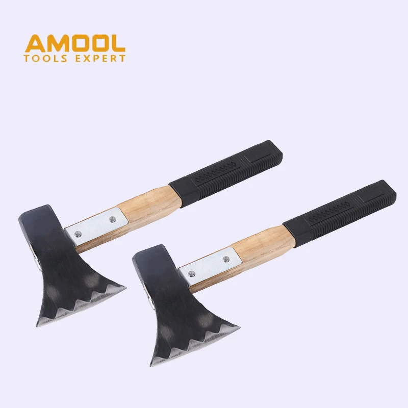 Высококачественный топор Tomahawk с резиновой ручкой для кемпинга и выживания на