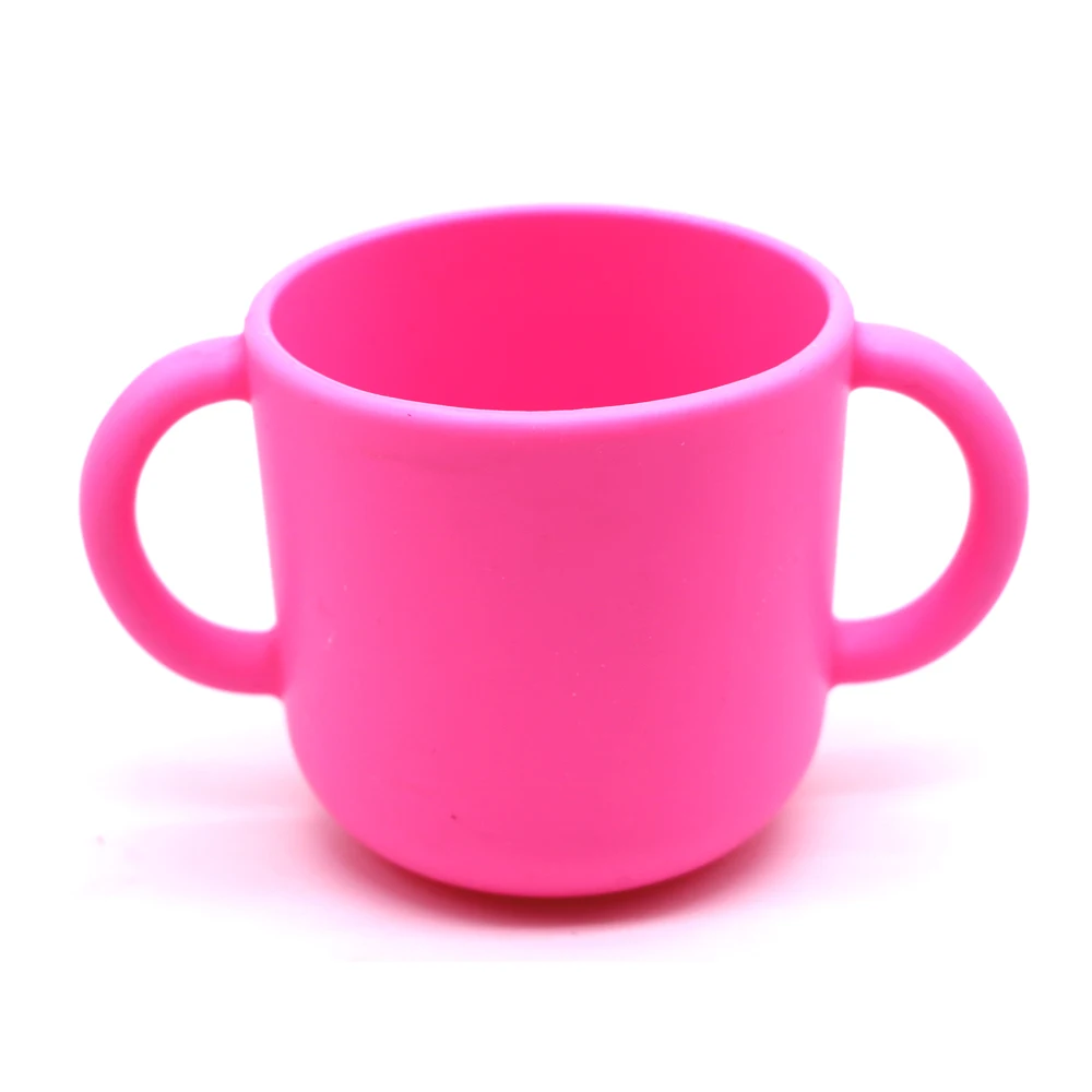 Cup Silicone Mug New Arrival Unbreakable Silicone for Baby Child Milk Mugs Modern Eco-friendly CE / EU Handgrip LFGB