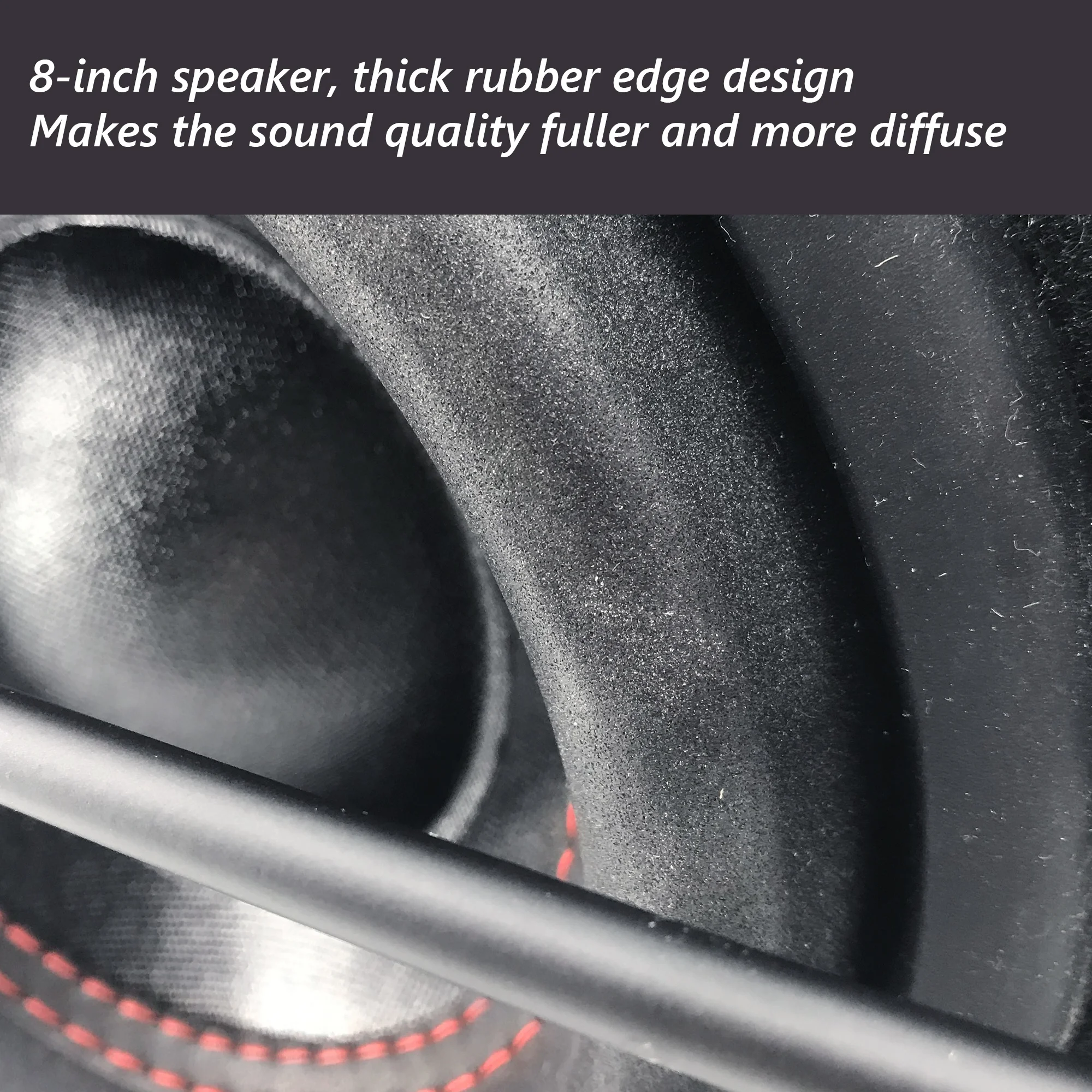 QMF-War Wolf I High-power 8-inch trapezoidal car amplifier subwoofer super bass car subwoofer modified 0-15V subwoofer car audio