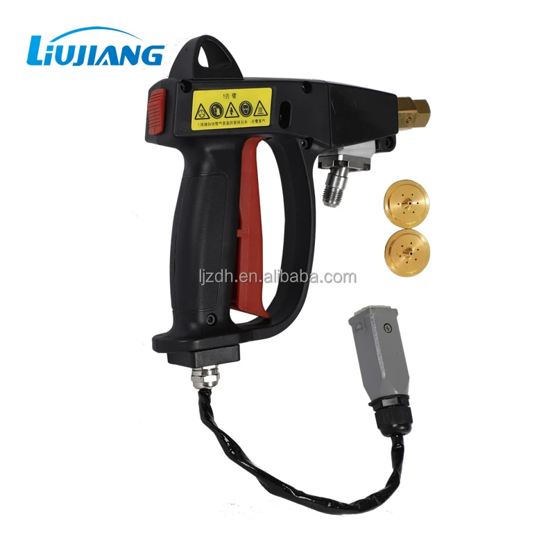 Liujiang manual industrial hot melt adhesive spiral spray guns with high quality sensors