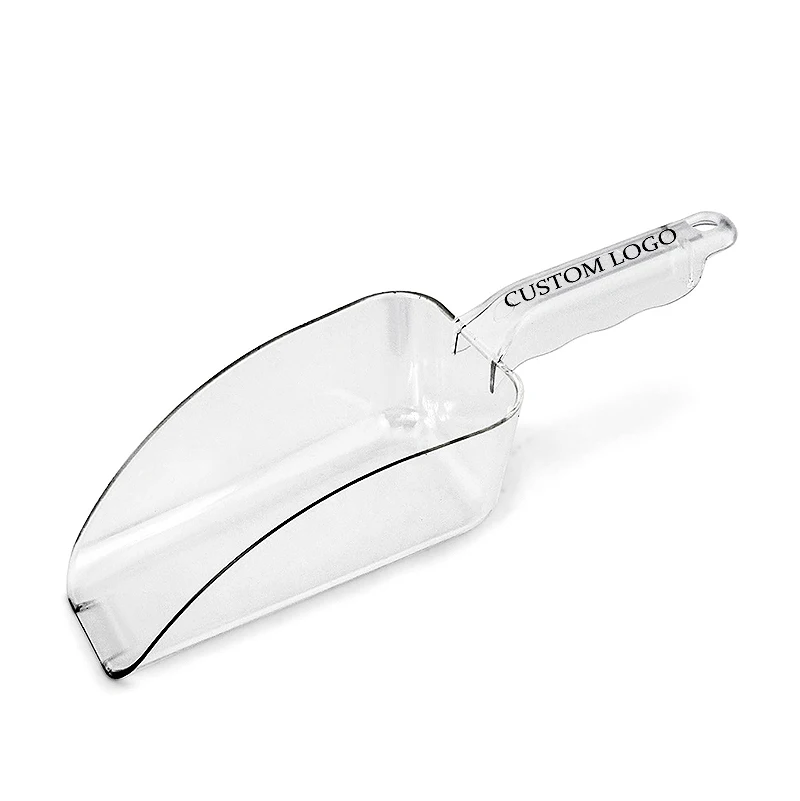 24 Oz. Clear Utility Plastic Scoop Grain Candy Flour Scoop Bar Accessories Ice Scoop