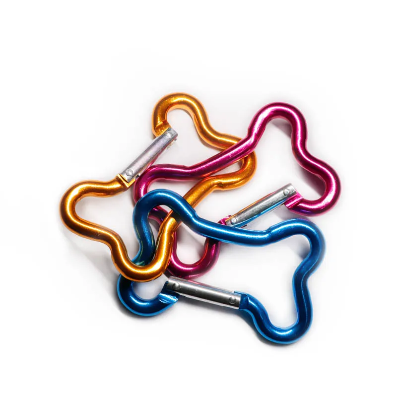 Available Dog Bone Shape Key Chain Carabiner