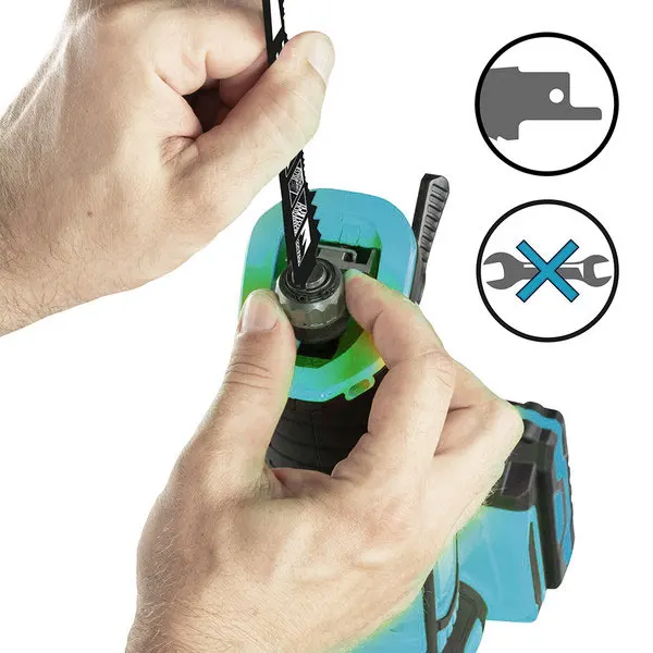 Tonfon power hack saw variable speed cordless hackzall reciprocal tool powerful 20v reciprocating saw makita style