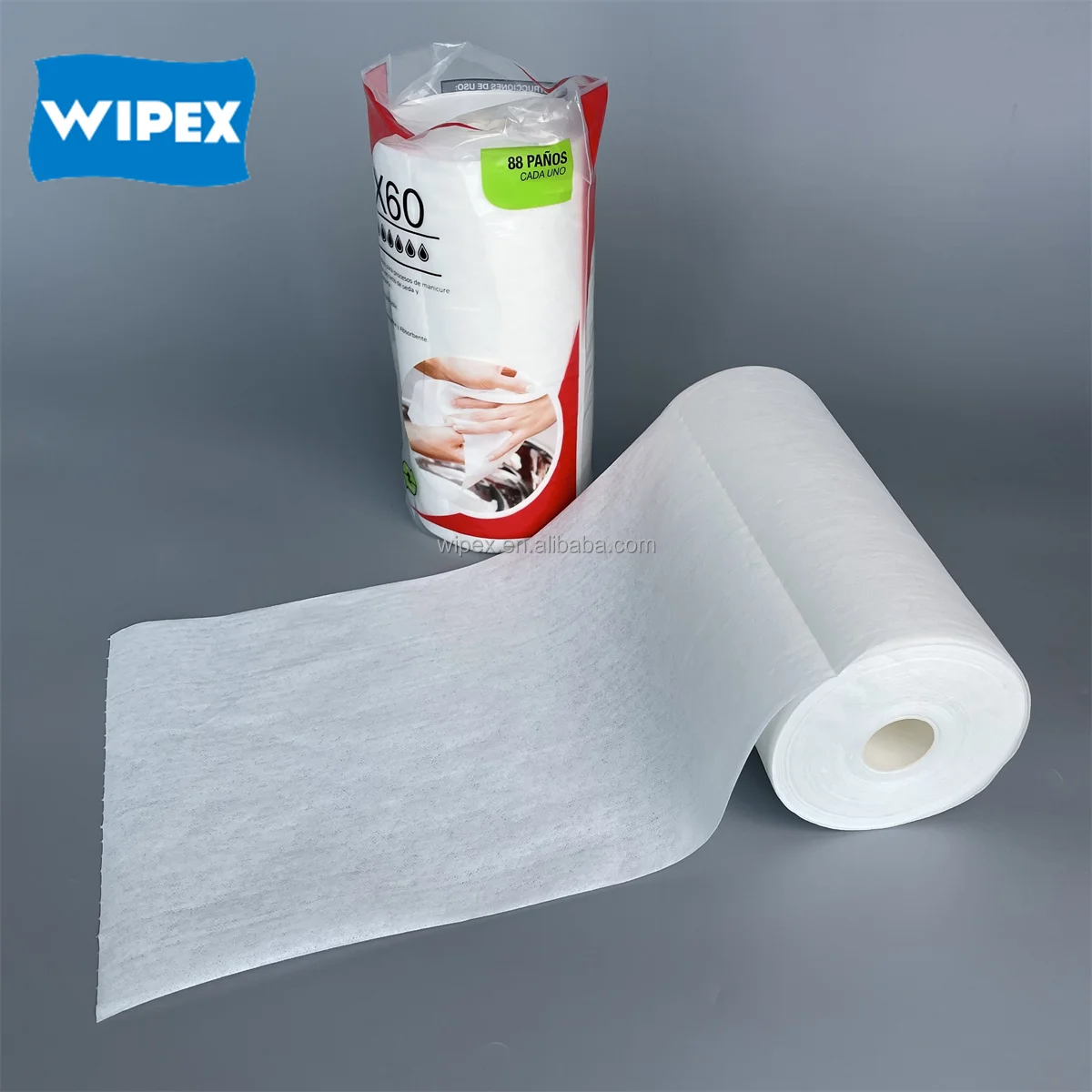 High Absorbency Spa Usage Dry Non-woven Wipe Rolls Disposable Portable Hair Towel Super Soft For Beauty Salon Towel