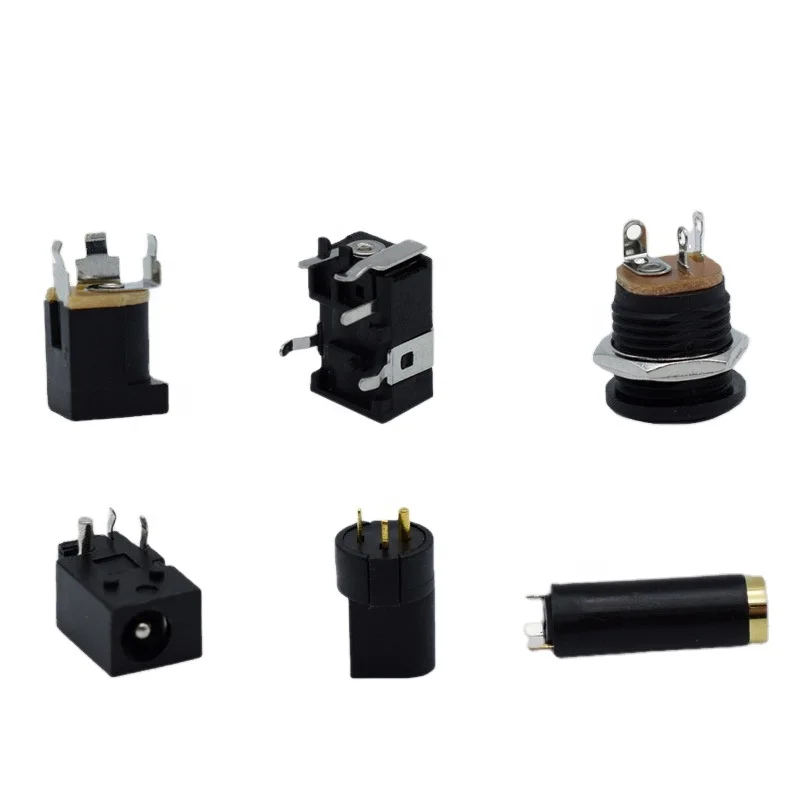 Manufacturer various of DC JACK DC023 DC022m DC098 DC097 DC0330 DC013 SMT DIP patch plug
