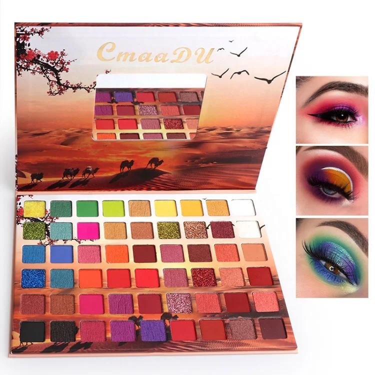 
High Pigment Colorful Waterproof Dark Bright Eyeshadow Palette Makeup For Sale 