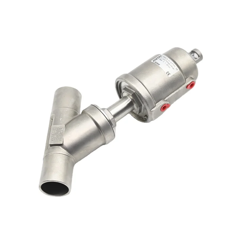 JTAIV 304/316L water level controller All stainless steel welding clamp pneumatic angle seat valve