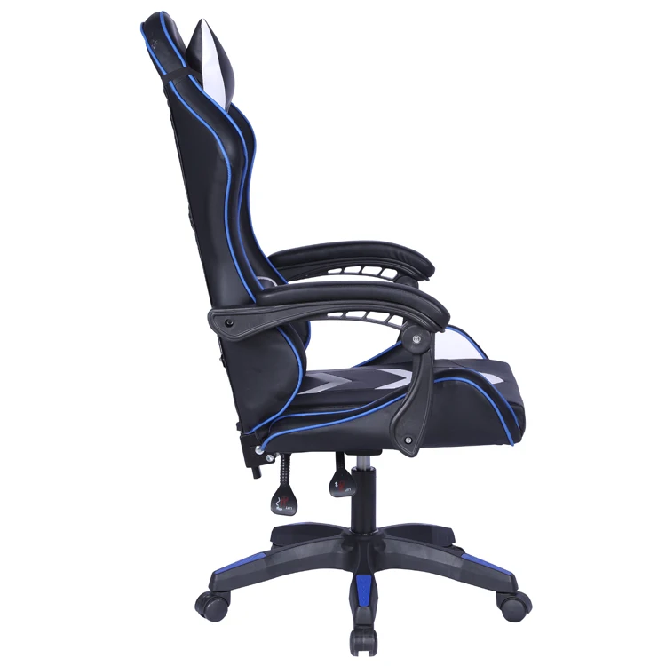 Free Sample Pc Dropshipping Leather Yi Silla Gamer Chaire Racing Computer Reclining Led Gaming Chair With Footrest